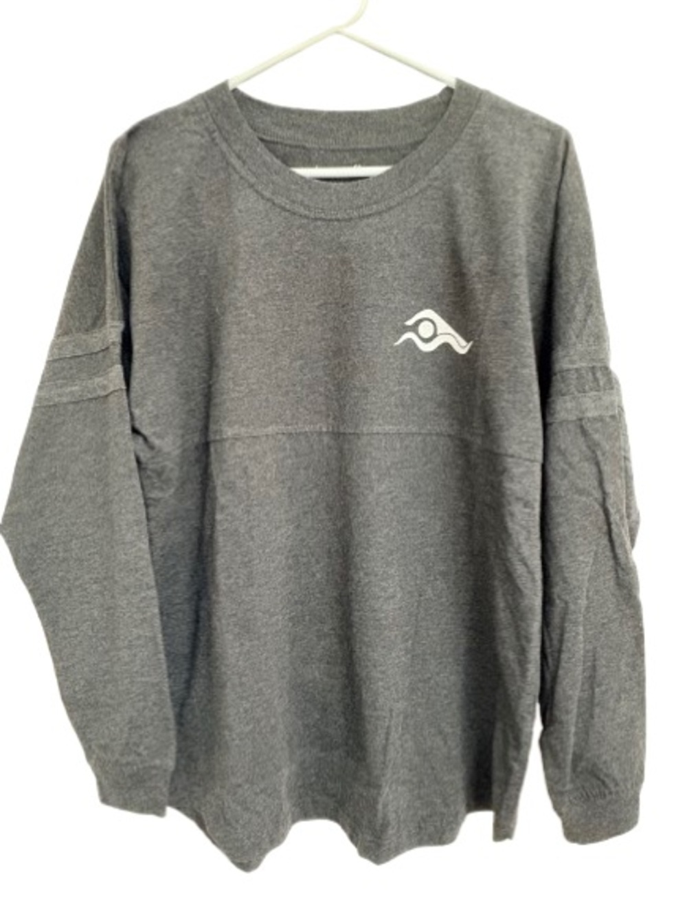 boxercraft Men's Long Sleeve Tee in Charcoal Grey with "Freestyle" on the back.